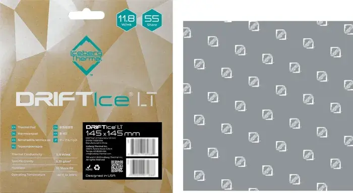 DRIFTIce LT Thermal Pad 145mmx145mm 2.0mm