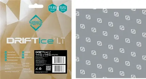[DTP05-T10D0-00A] DRIFTIce LT Thermal Pad 145mmx145mm 1.0mm