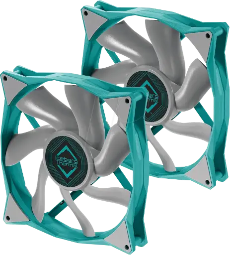 [ICEGALE14-A2A] IceGALE 140 mm (Teal) 2-PACK