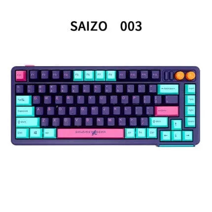 [S03A003B001C1D01E009] Saizo 75% Theme 003 White LED BT5.0