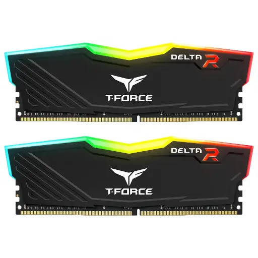 [TF3D432G3600HC18JDC01] T-Force DELTA RGB 32GB (2X16GB) DDR4-3600 MHz CL18 UDIMM-BLACK
